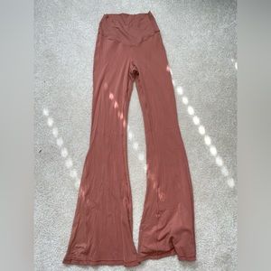 Pink (blush) ultra flare crossover leggings